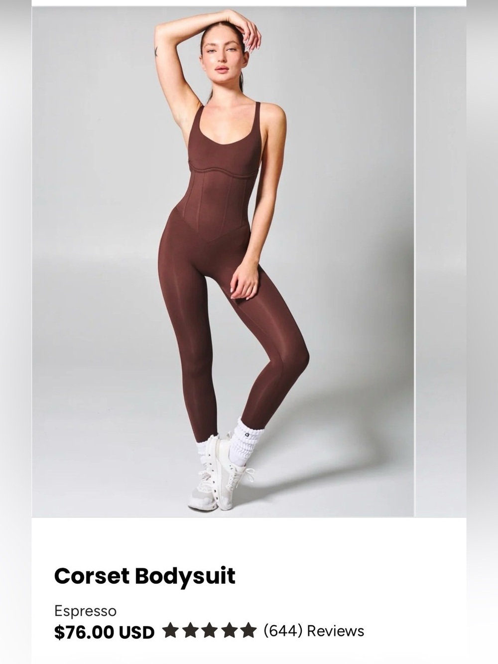 BuffBunny Mauve Corset Jumpsuit